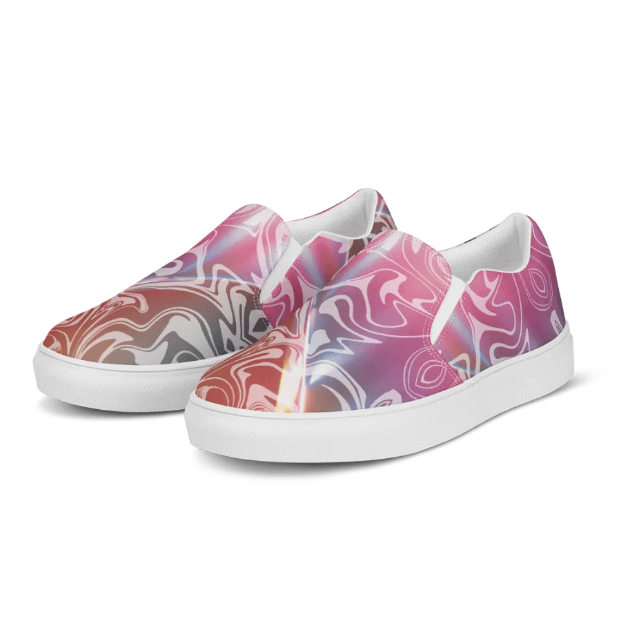 Kaleidoscopic Swirls Women's Slip-Ons product image (3)