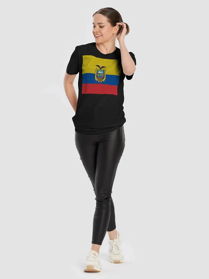 Exclusive Unisex Ecuador Flag Graphic Tee by Graphic Grove product image (2)