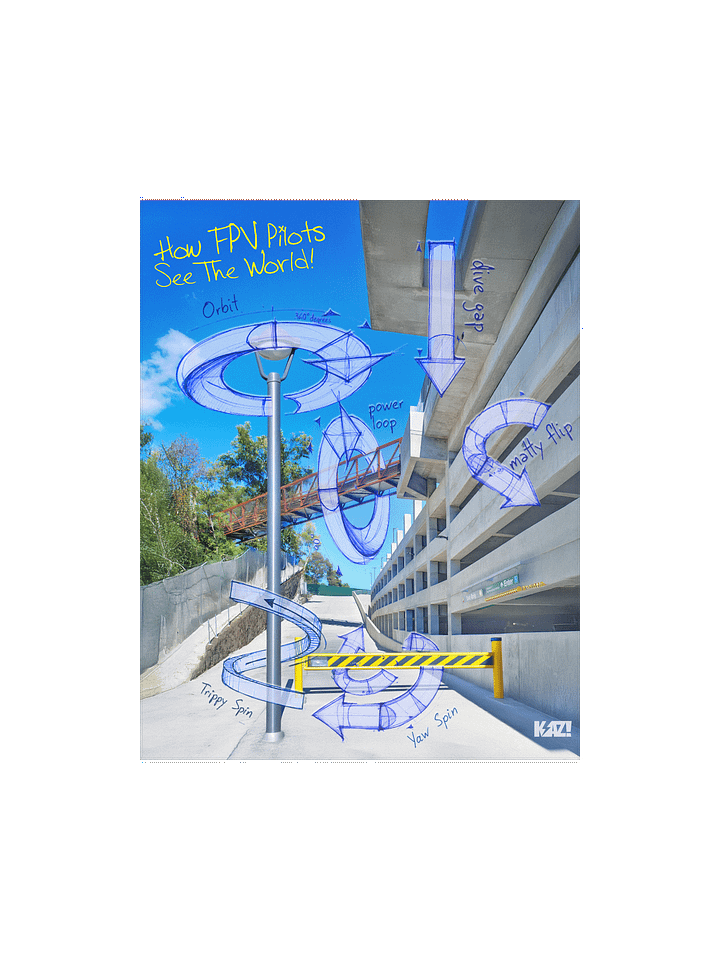 How FPV Pilots See The World - Print product image (3)