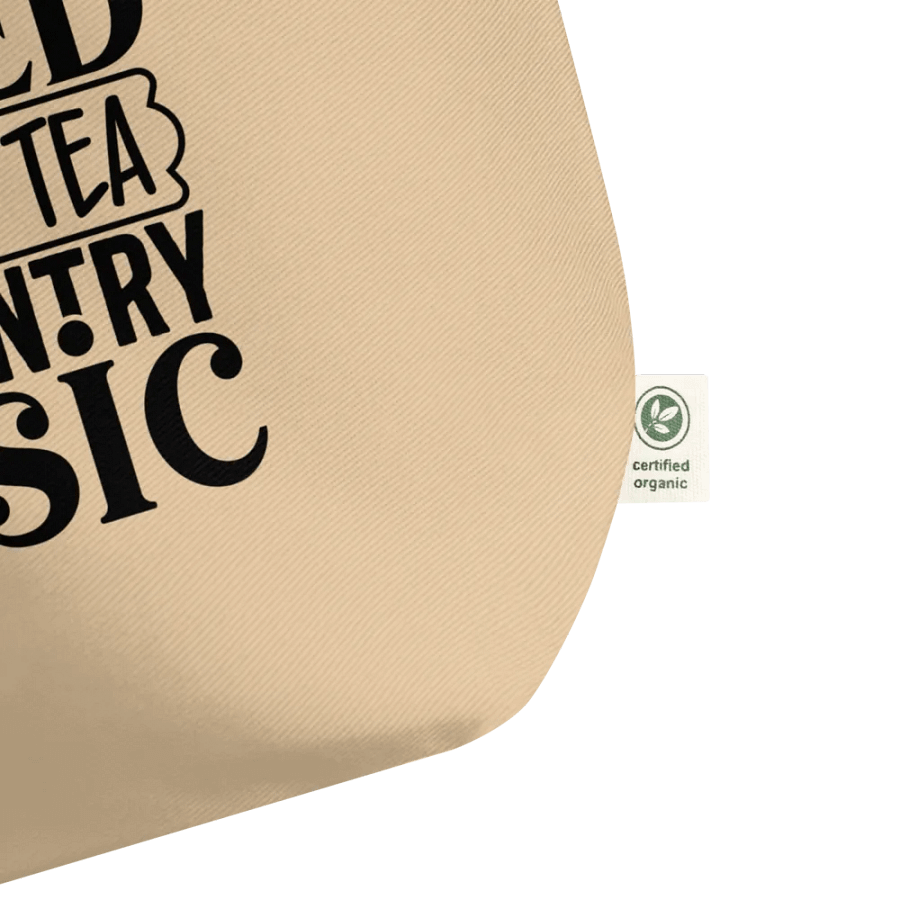 Raised On Sweet Tea And Country Music Tote product image (2)