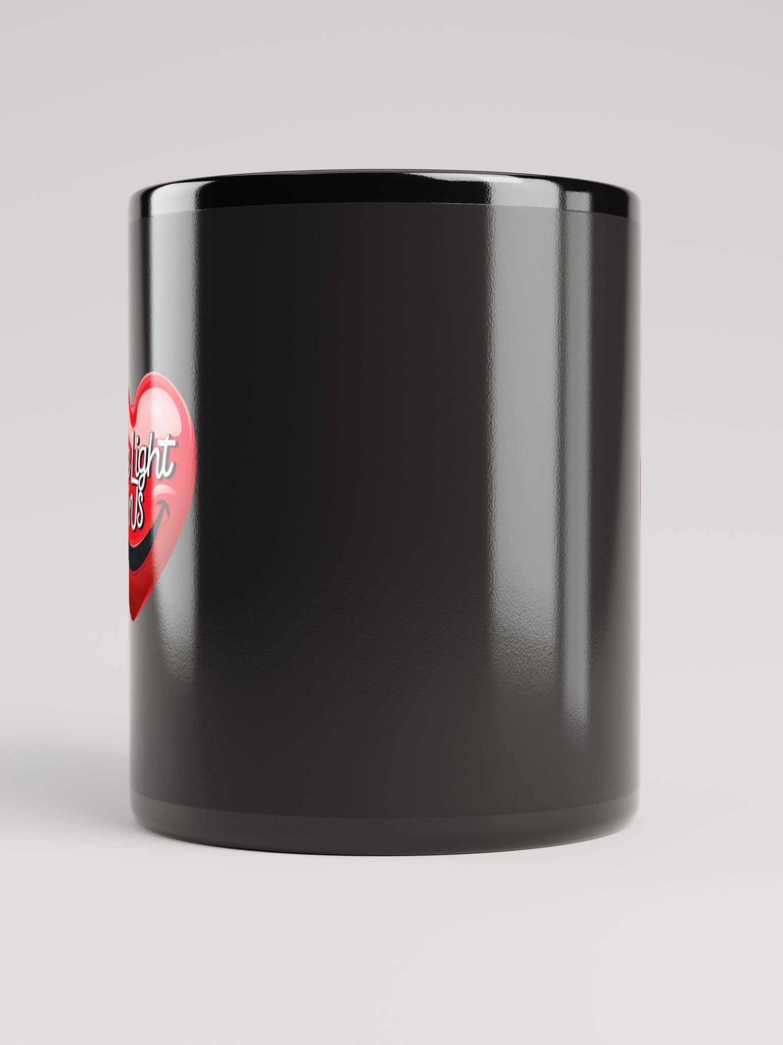 Connected Hearts Black Glossy Mug product image (9)