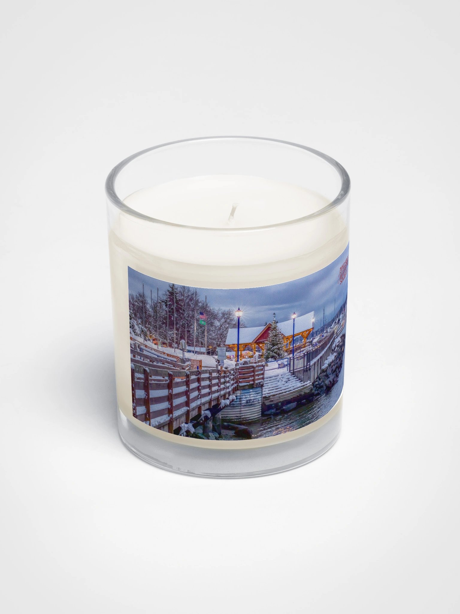 Poulsbo Waterfront Winter Soy Wax Candle product image (2)