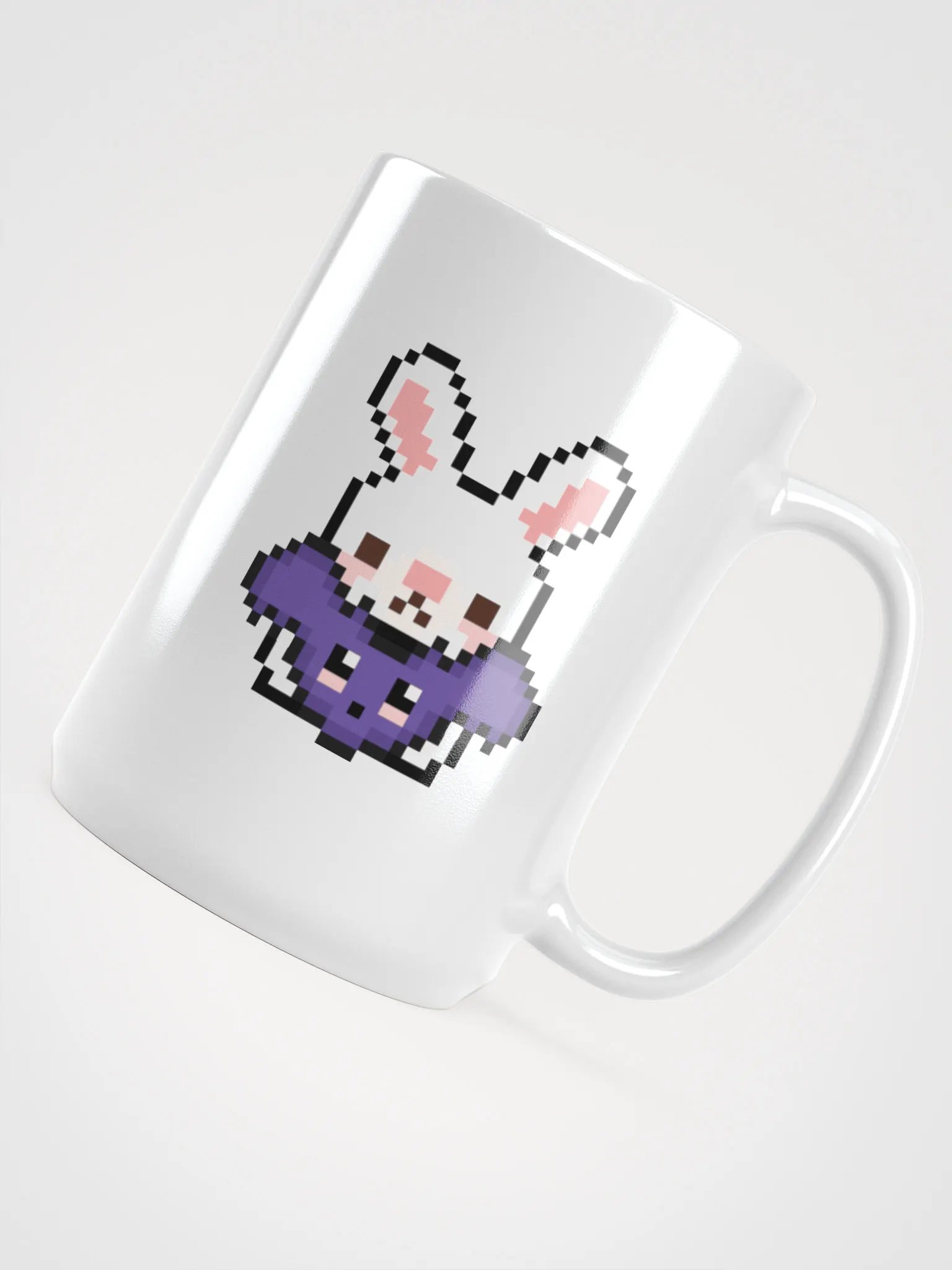 Bunny Bat Glossy White Mug product image (4)
