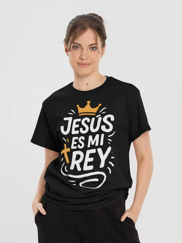 Camiseta Unisex Manga Corta | Jesús es mi Rey product image (2)