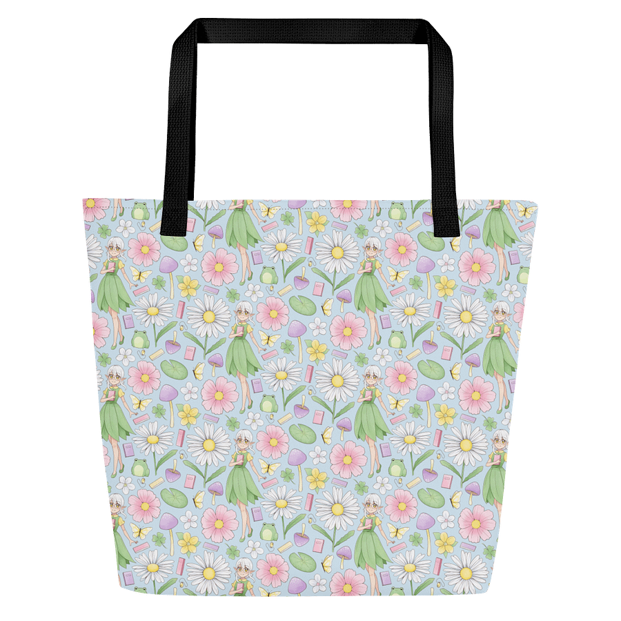 Pariah's Pastel Garden - Large Tote Bag w/ Pocket product image (1)