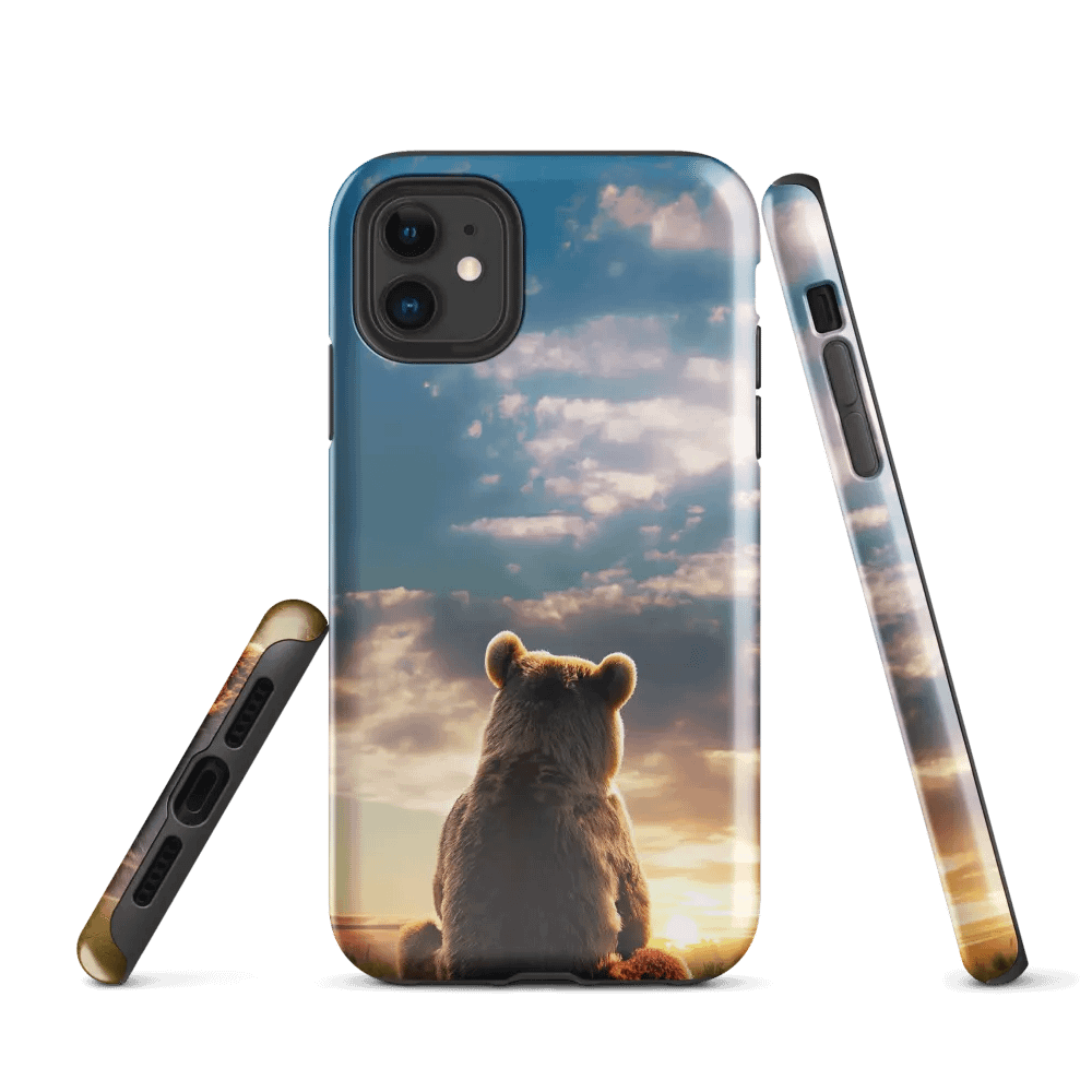 Calm Bear Tough Case for iPhone product image (1)