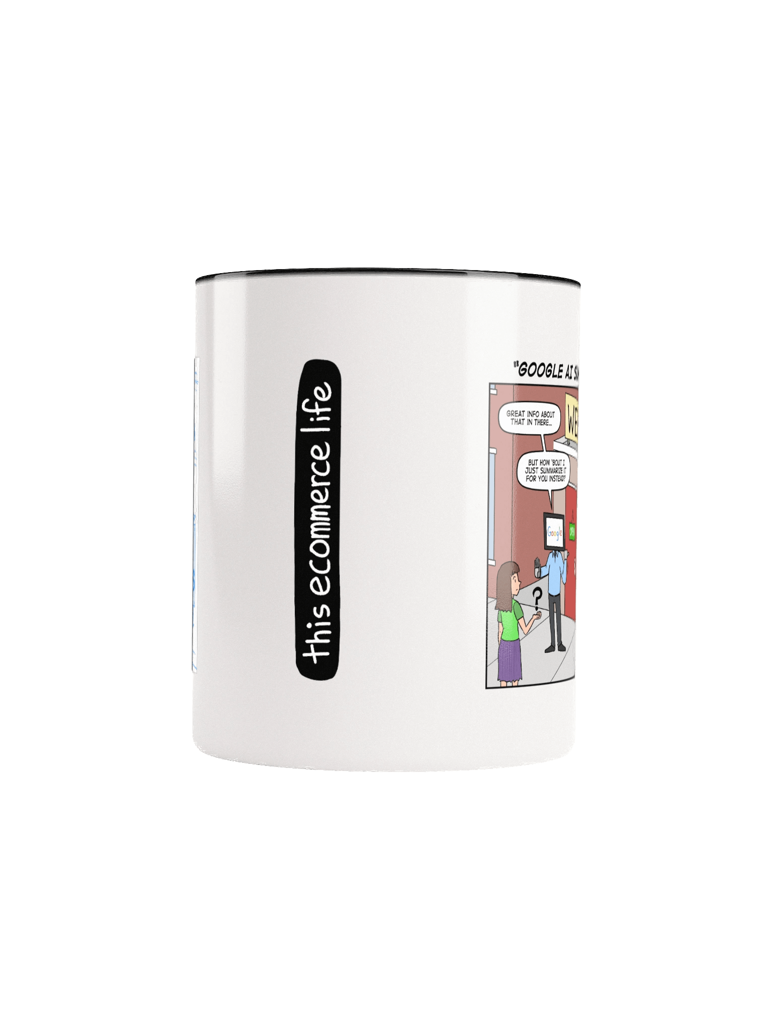 "Google AI summaries" mug product image (9)