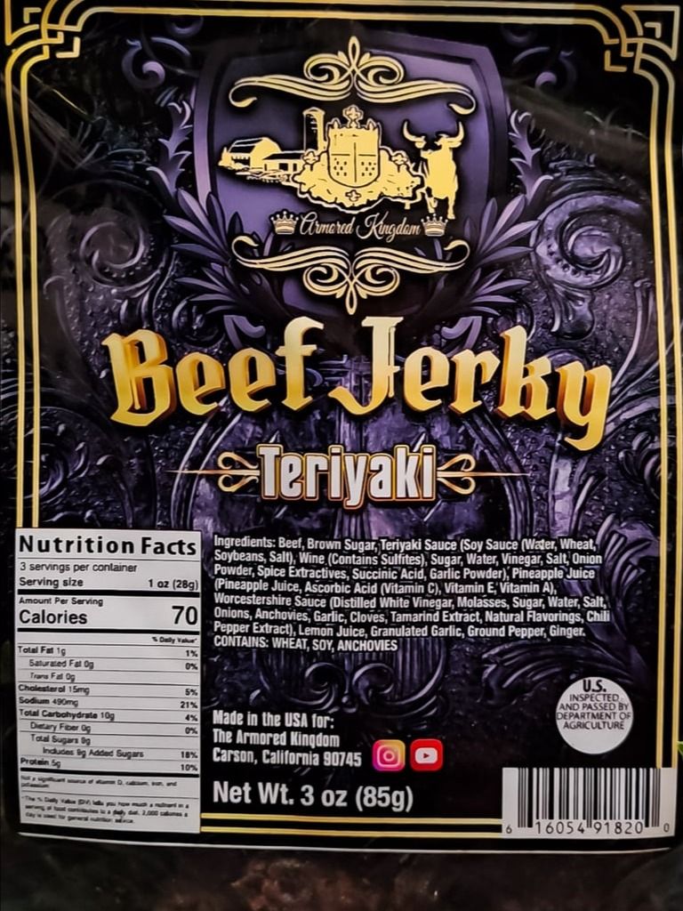 The Armored Kingdom Teriyaki Jerky product image (2)