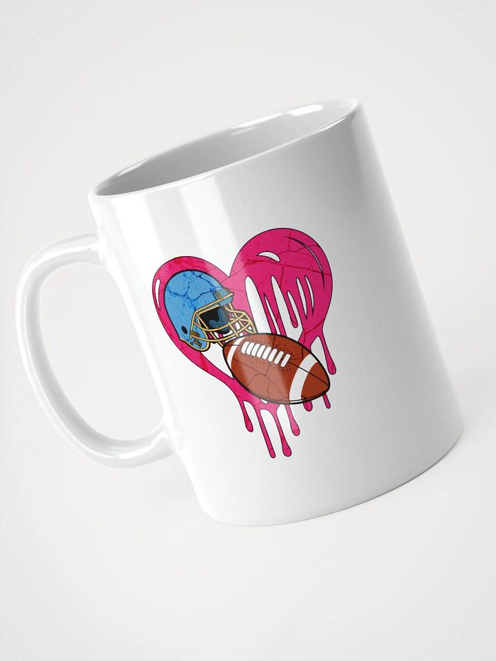 Heart Football Gridiron Dreams Mug product image (2)