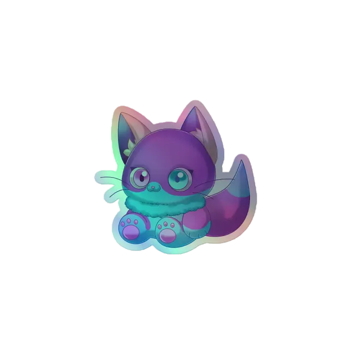Arya da Fox Holographic Sticker product image (1)