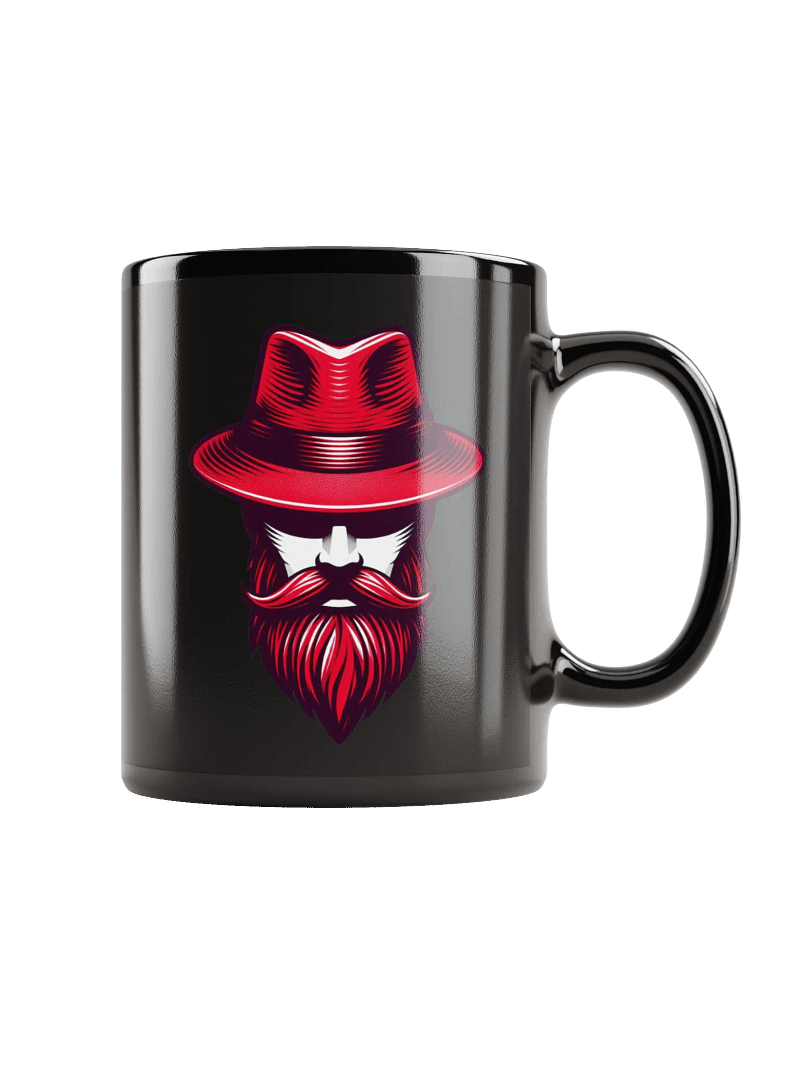 Linux Renaissance Black Ceramic Mug