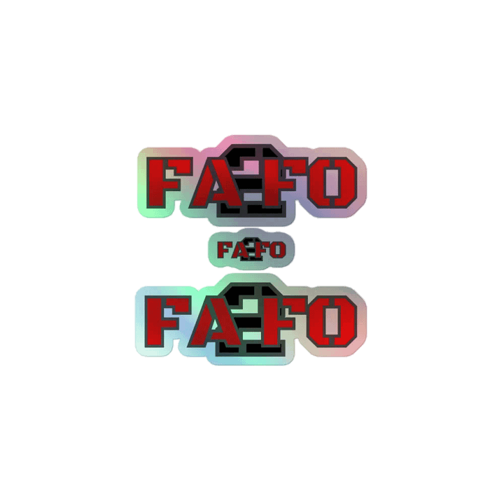 FA2FO Holographic Stickers product image (1)