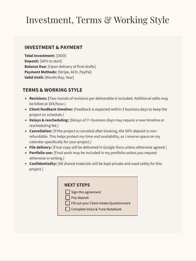 The Copywriter's Onboarding Power Pack product image (8)