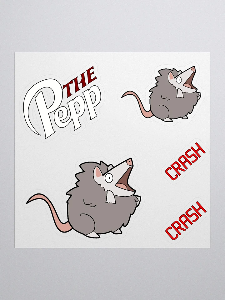 Crash-Opossum-Pepp Sticker Set product image (2)