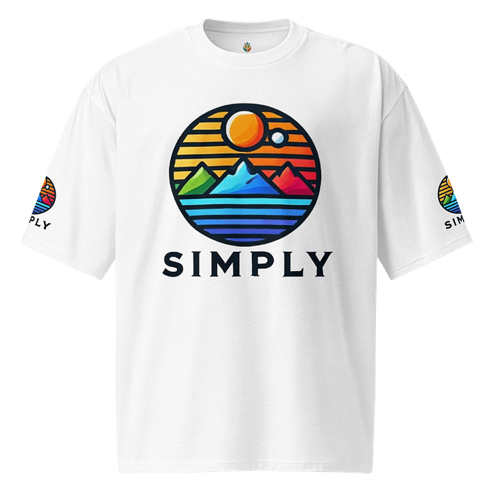 Simply Me Mountain Oversized Tee product image (1)