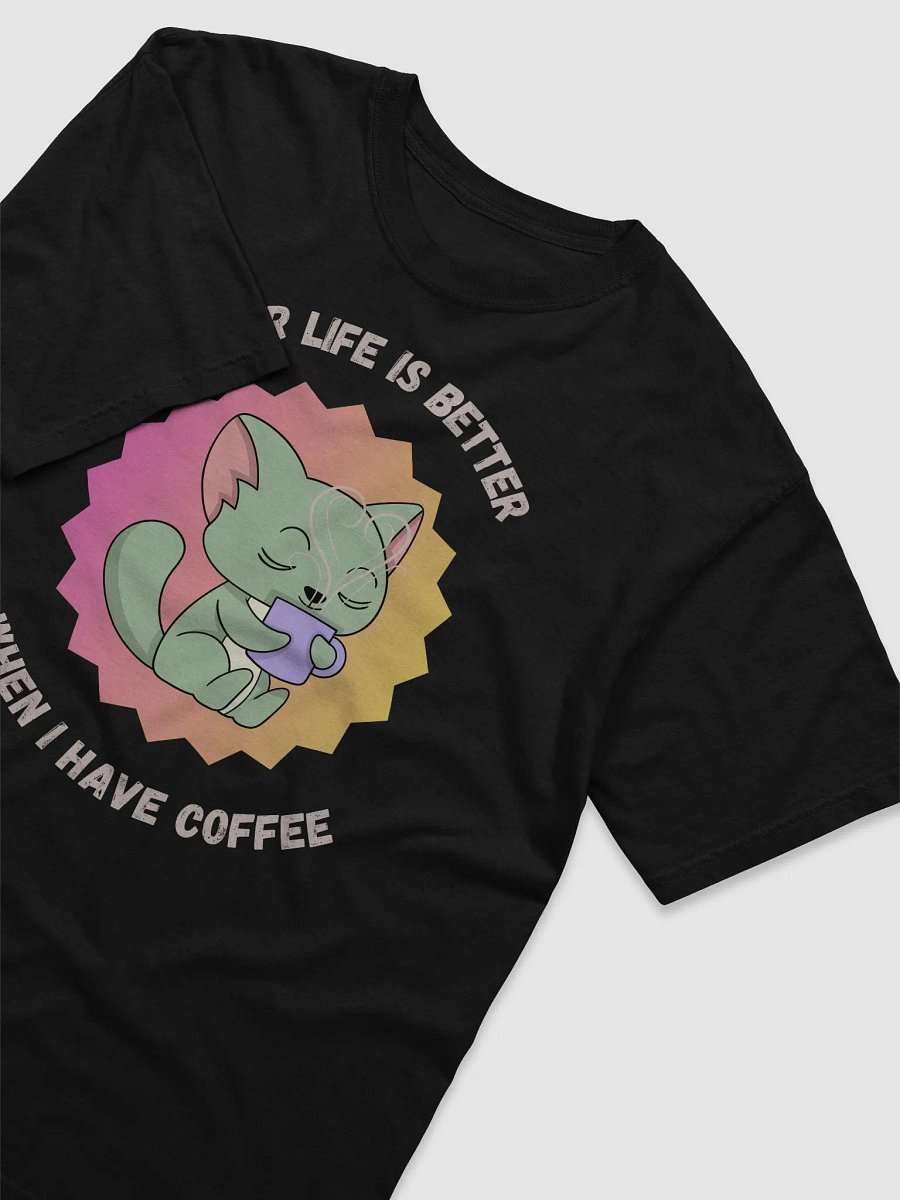 Coffee Cat Comfort Tee product image (4)