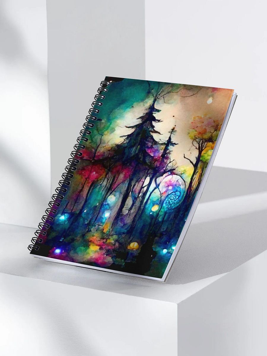 Enchanted Forest Dreams Spiral Notebook product image (3)