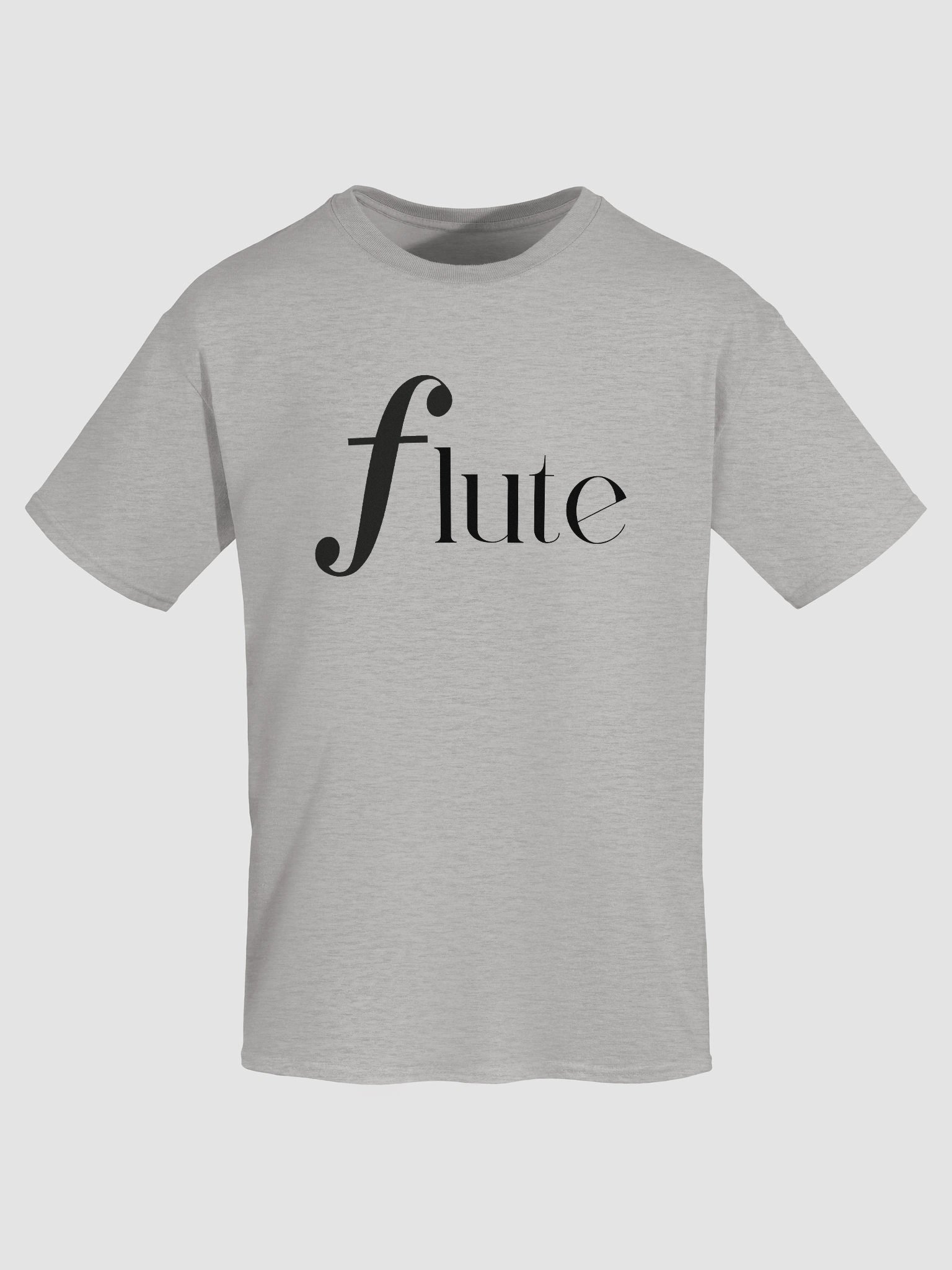Forte Flute Tee - Black Letters - Flute - Unisex product image (49)