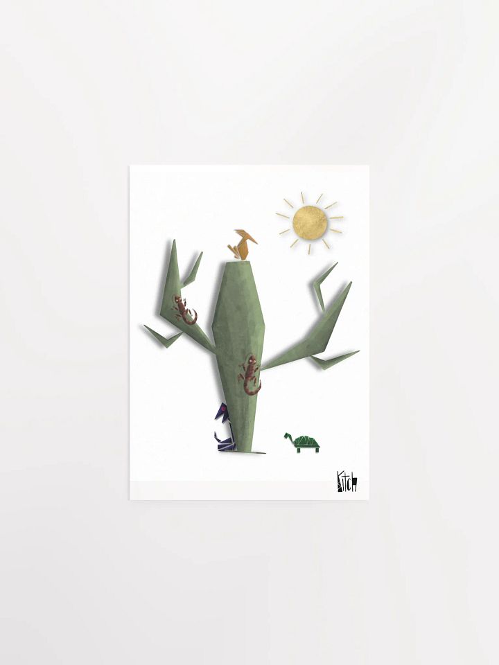 Geometric Desert Art Print product image (1)