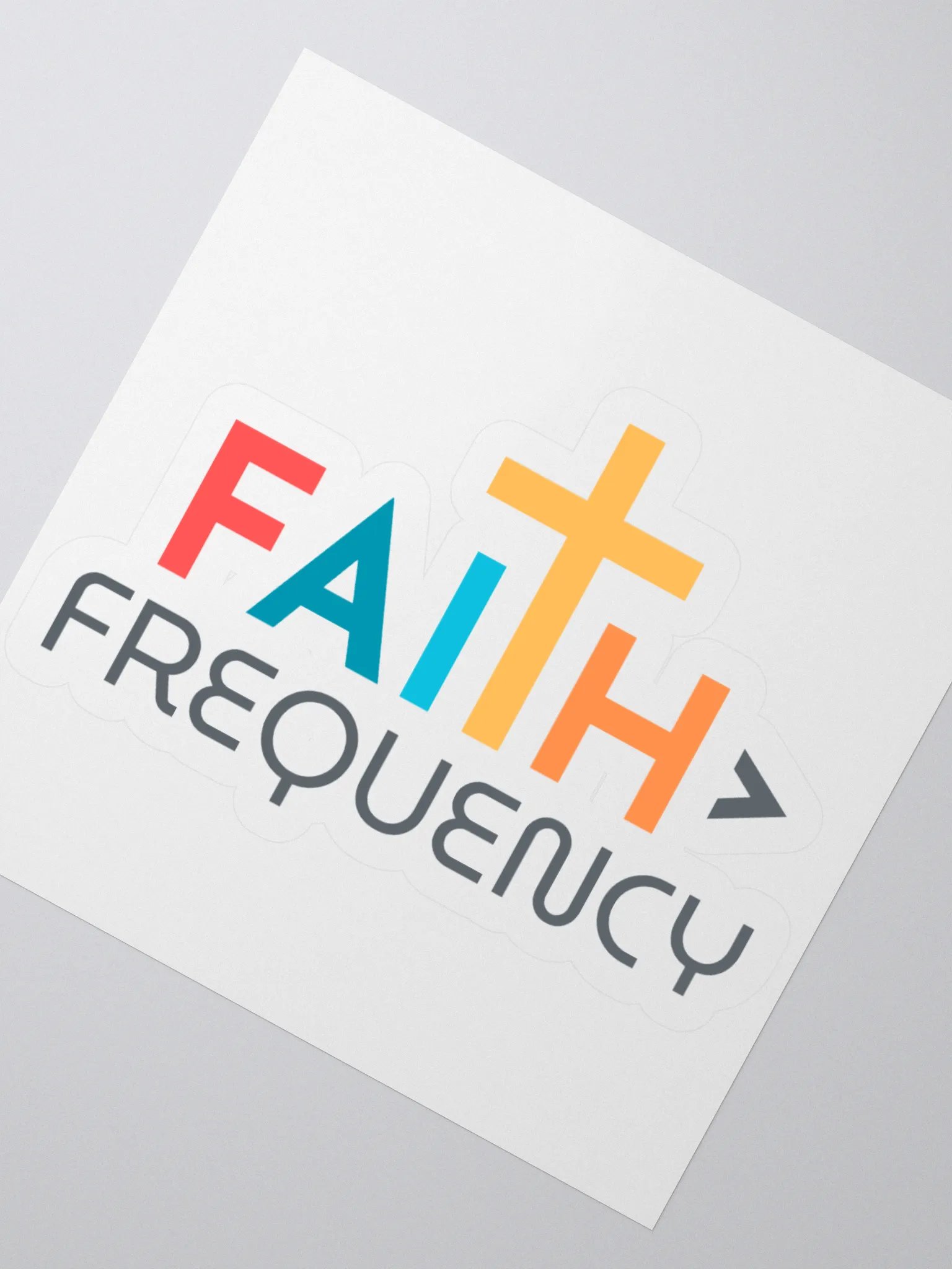 Faith Over Frequency Sticker product image (2)