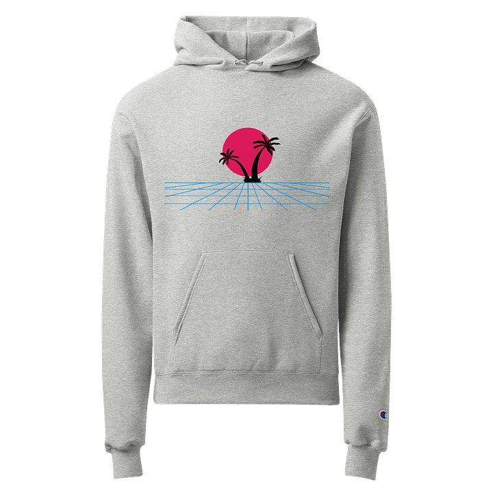 Retro Grid Palm Hoodie product image (1)