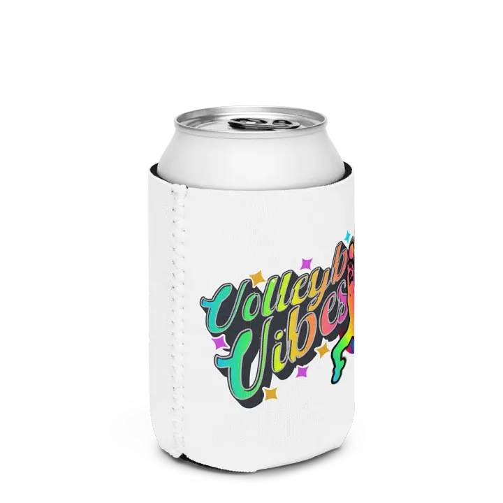 Volleyball Vibes Male Vibrant Can Cooler product image (3)