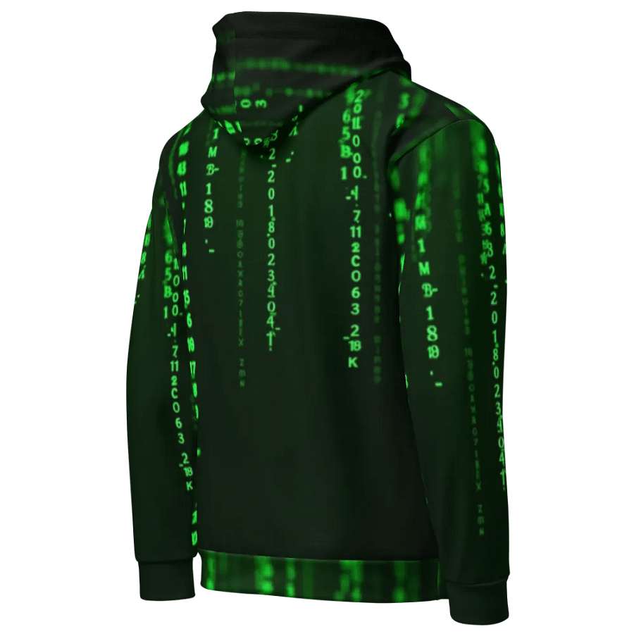 Digital Code Matrix Unisex Hoodie product image (4)