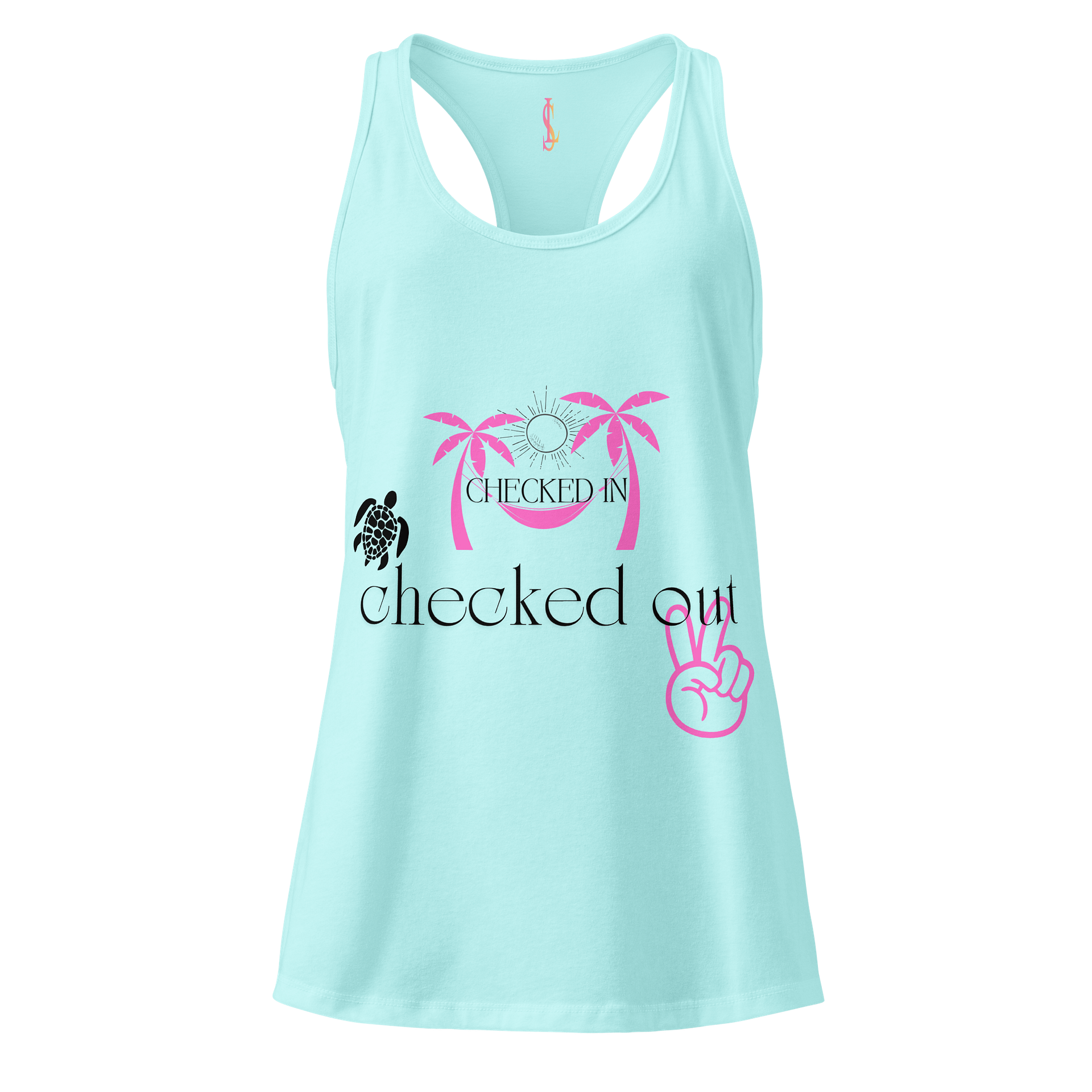 Checked In/Checked Out Racerback Tank product image (2)