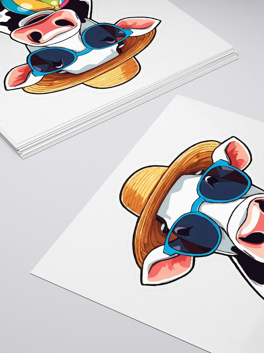 Beach Ball Cow Sticker product image (4)