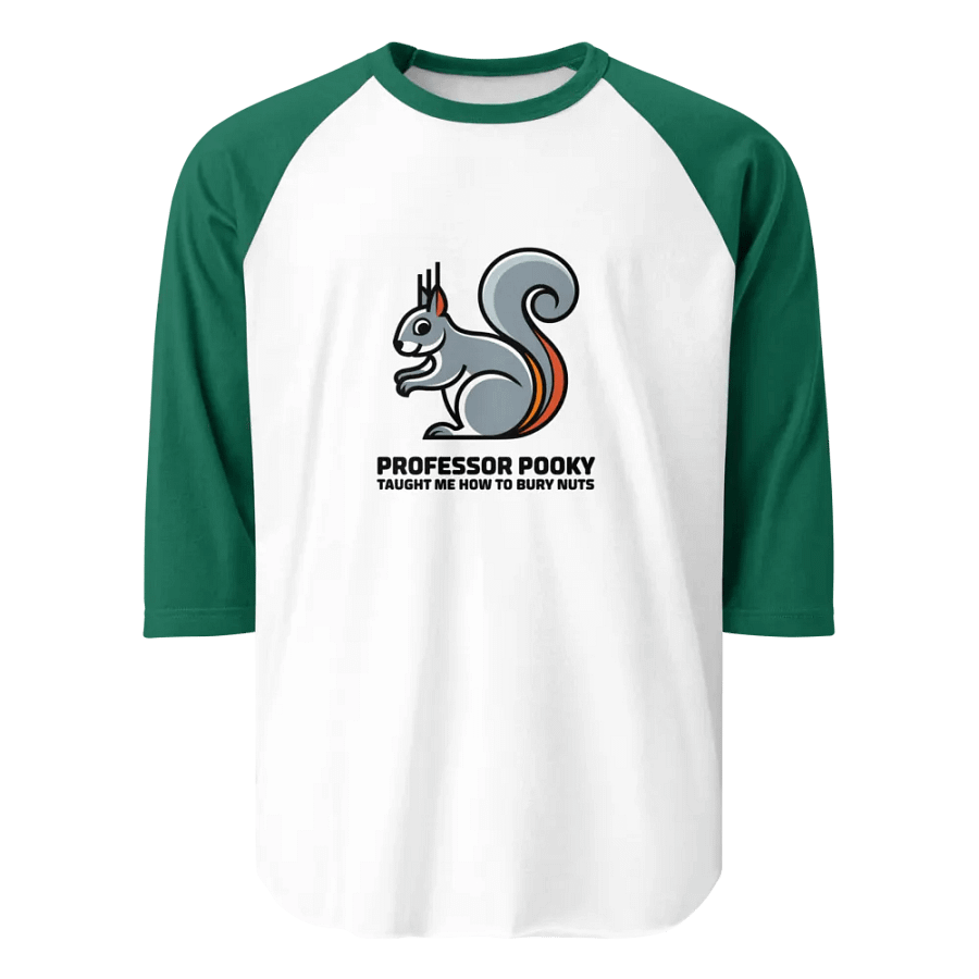 Professor Pooky's Nut-Burying Lesson Tee product image (1)