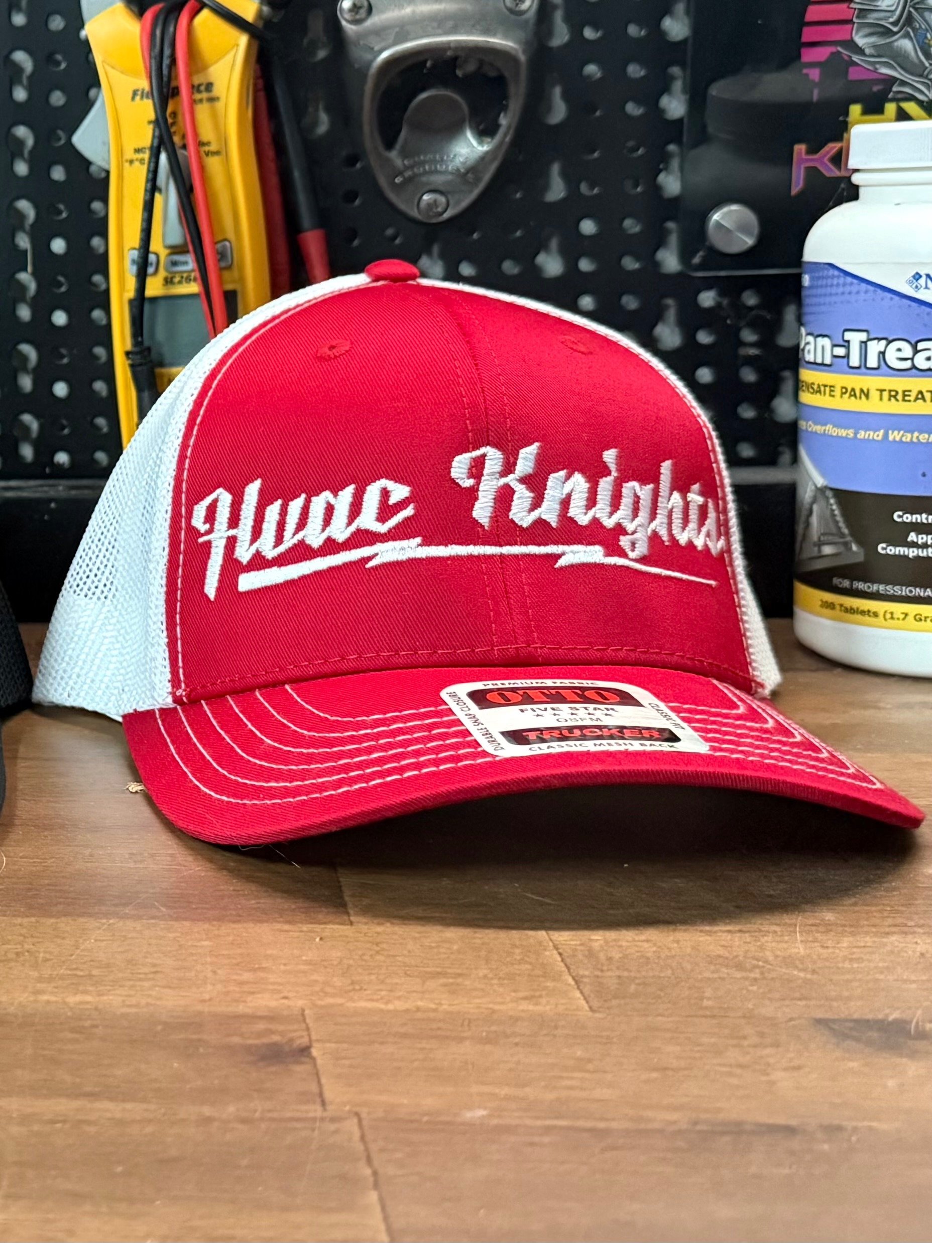 HVAC KNIGHTS Team Red Work Hat product image (1)