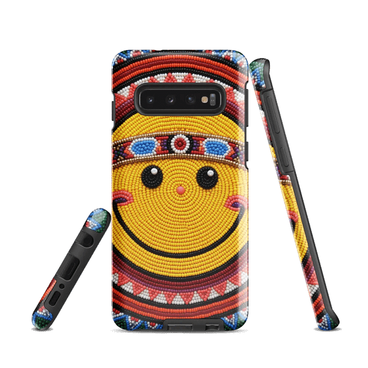 Smiley Face Faux-beaded Tough Case product image (1)