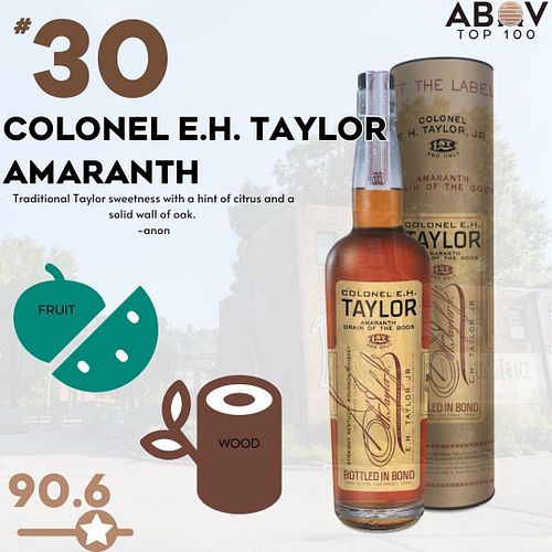 Welcome to December and the last month of our countdown! To start at number 30 we have a rare release from E.H. Taylor, their...