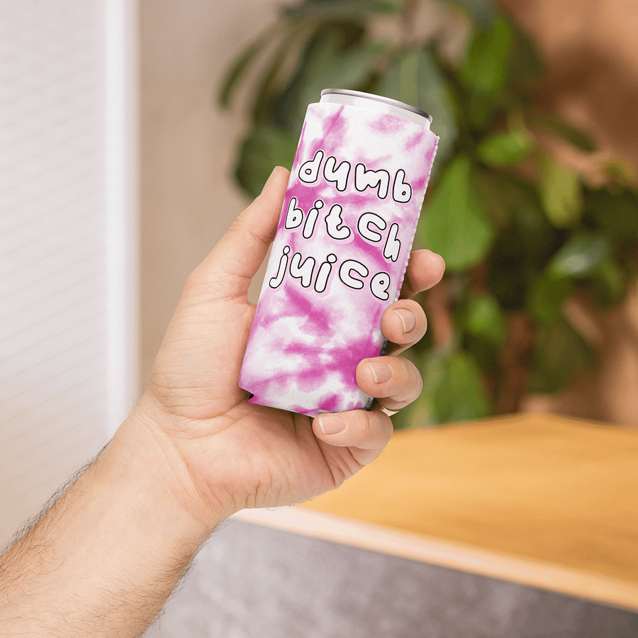 Dumb Bitch Juice Coozie - Pink Tie Dye product image (13)