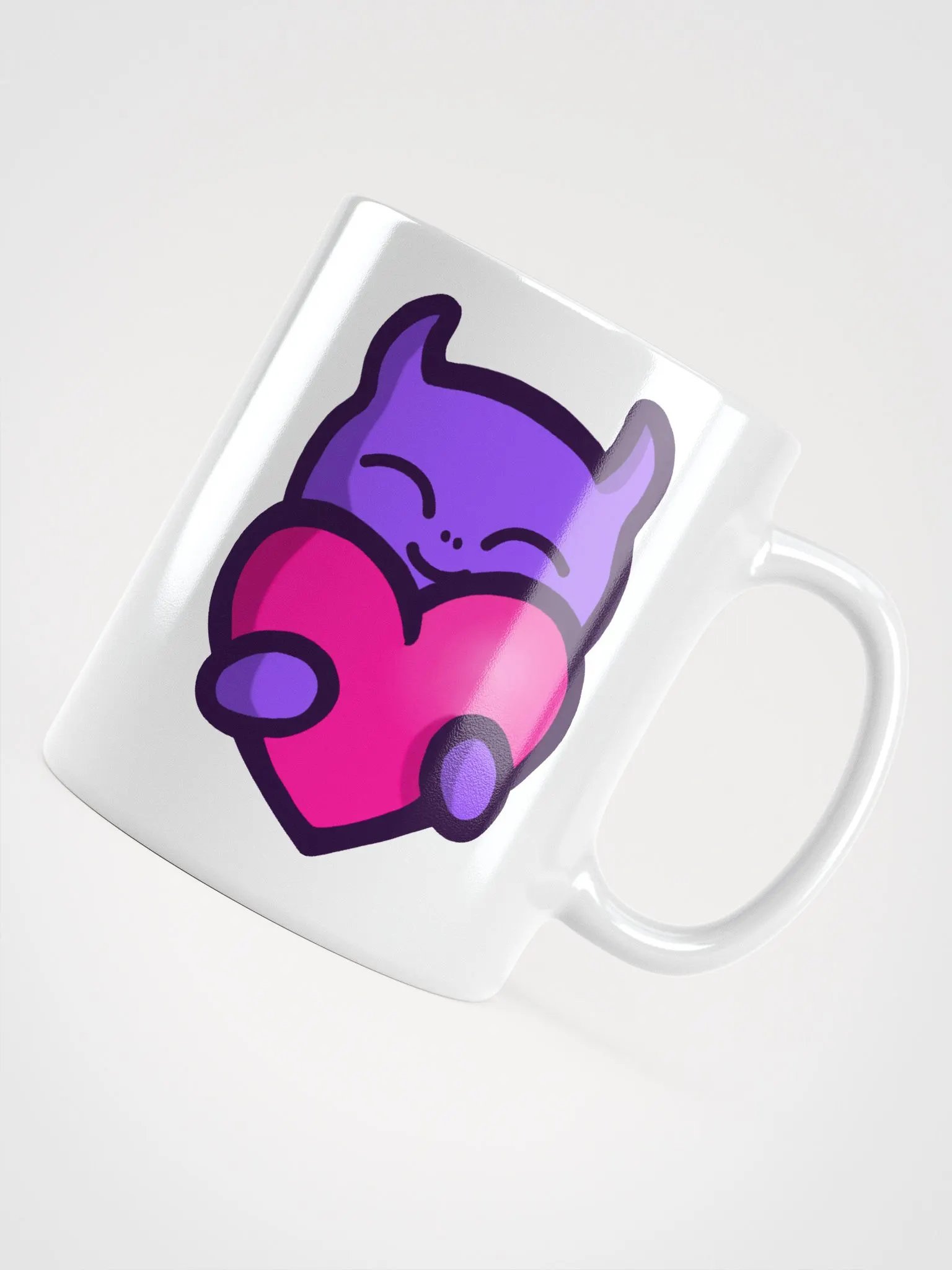 White Mug with Heart Jeffrey product image (8)