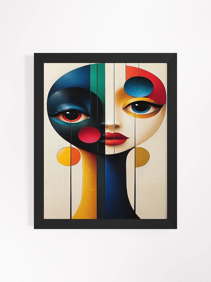 Abstract Persona Framed Matte Wall Art Canvas product image (2)