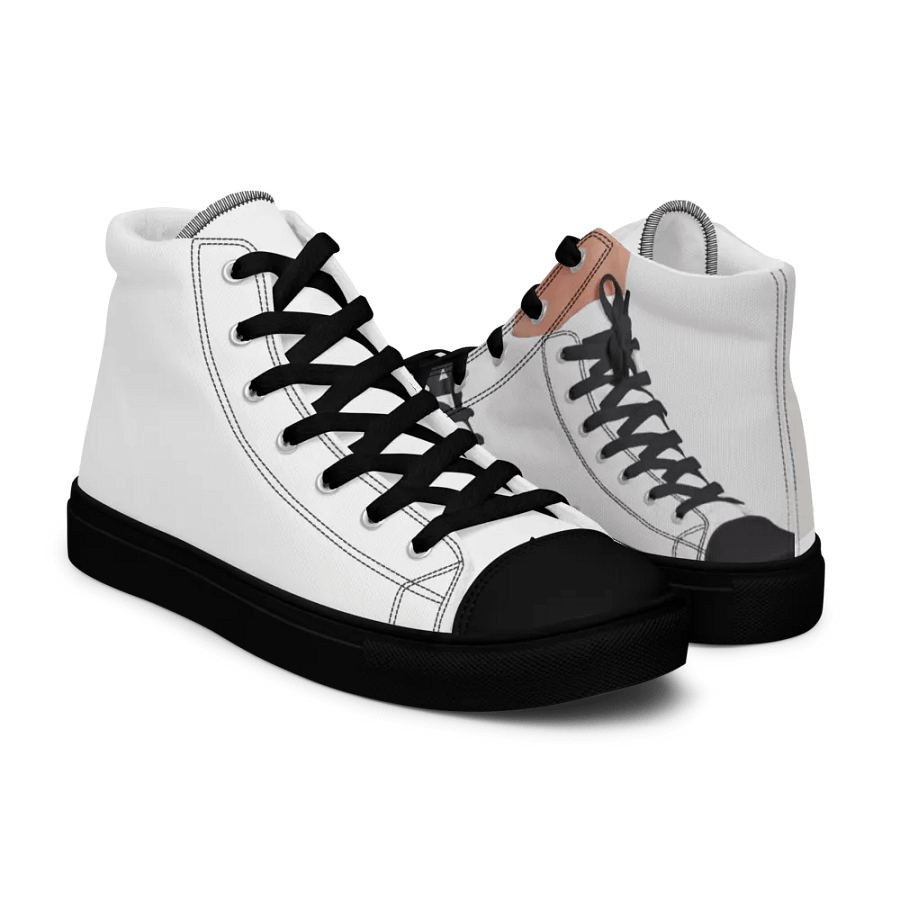 Men's High Top Canvas Shoes 5, 5.5, 6, 6.5, 7, 7.5, 8, 8.5, 9, 9.5, 10, 10.5, 11, 11.5, 12, 12.5, 13Size guide product image (7)