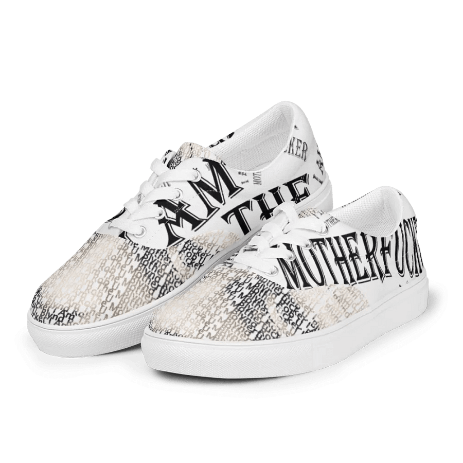 I Am The Motherfucker/Rob Vinyl Typography Trainers product image (9)