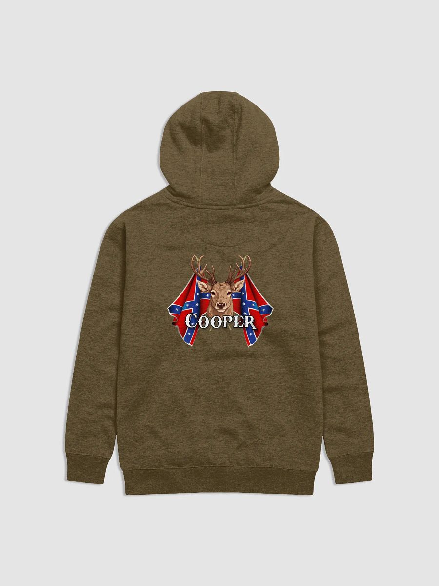 "Cooper" Last Name Rebel Redneck Deer - Adult Hoodie product image (2)