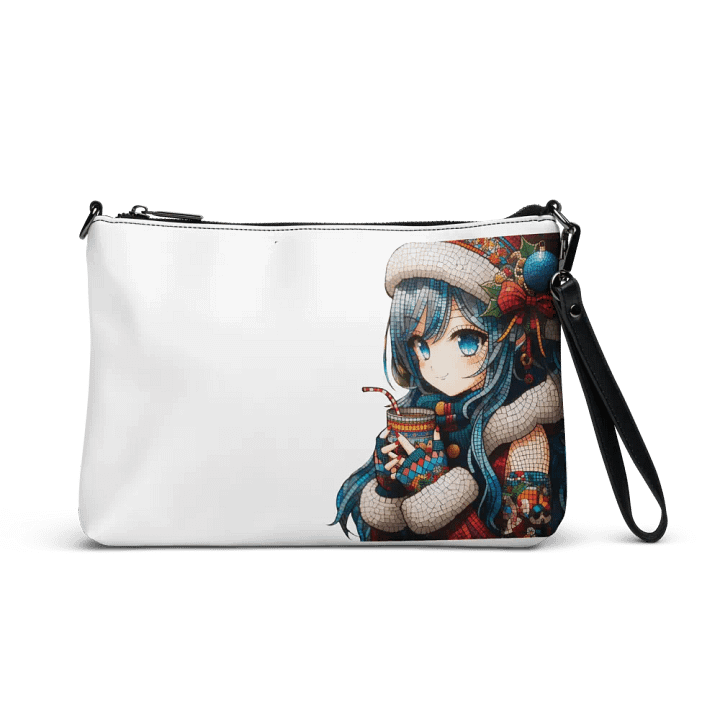 Winter Mosaic Crossbody: Blue Eyes & Cozy Vibes product image (1)