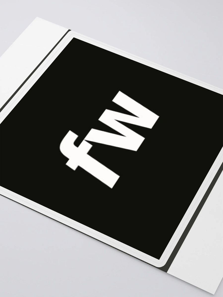 fW Logo Kiss Cut Sticker Sheet product image (2)