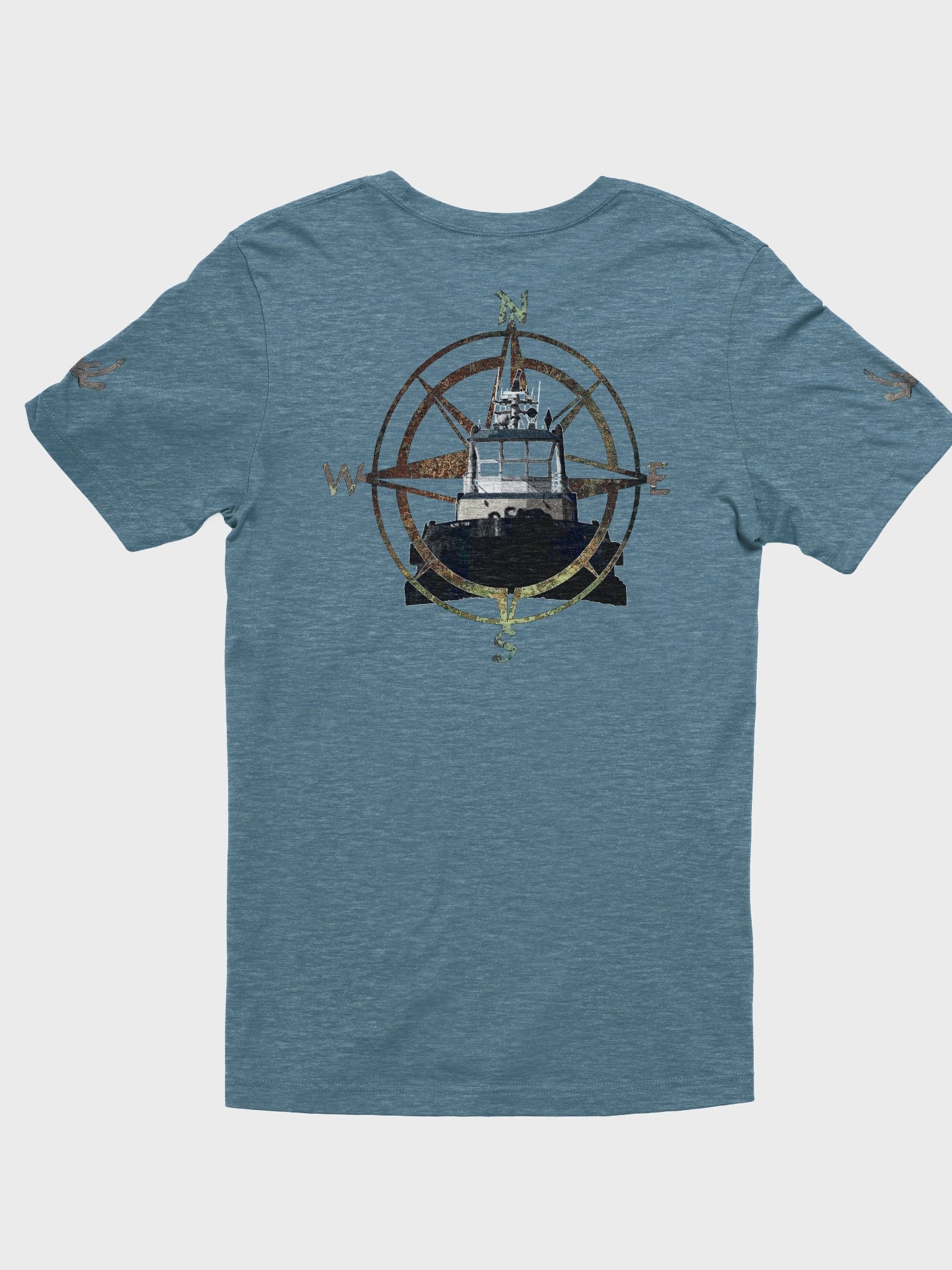 Compass Rose & Pacific Titan – Vigilant Marine Workwear | Twin Anchor Apparel Sternwatch Tee Line product image (3)
