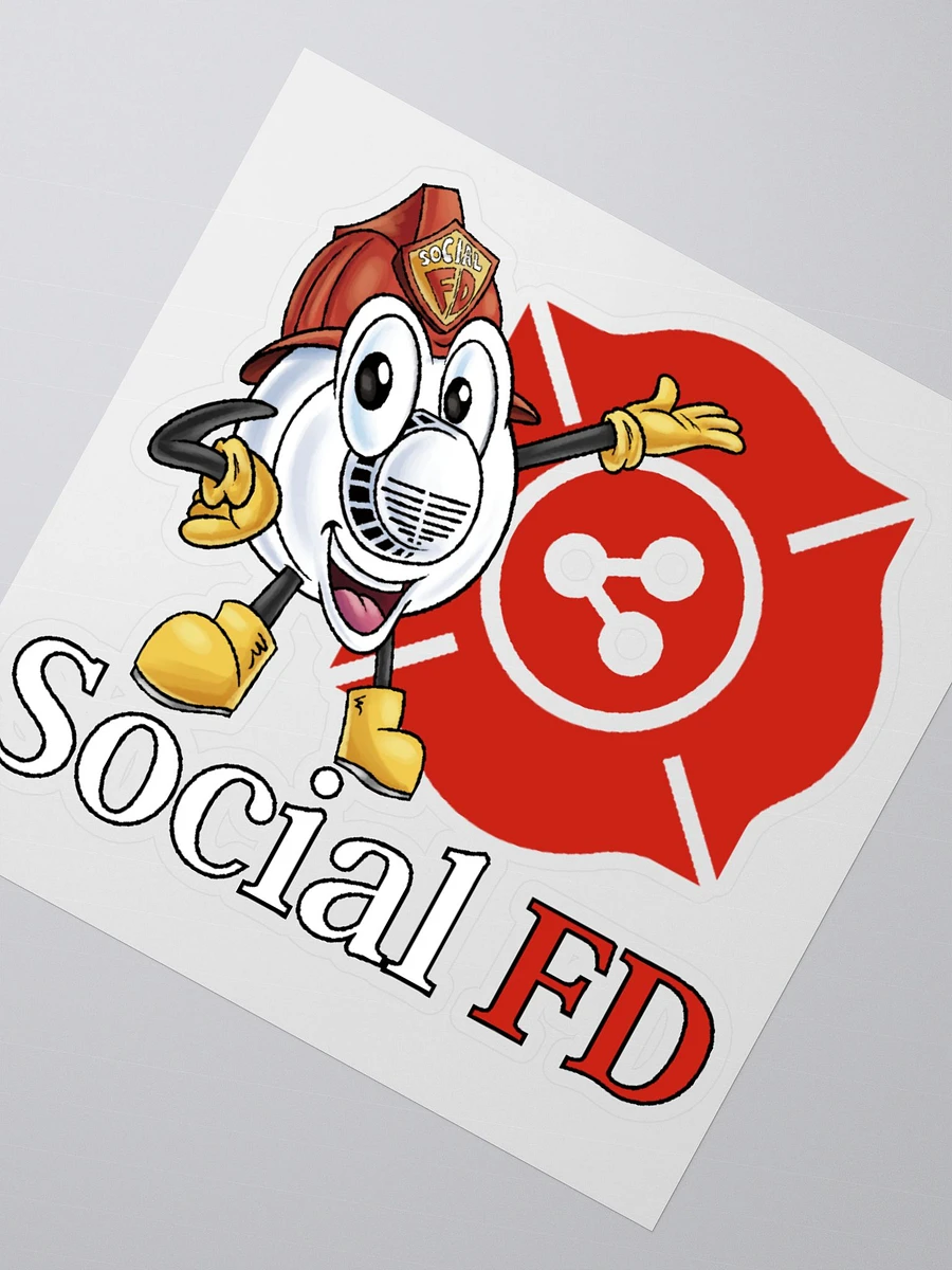 Social FD Mascot Sticker product image (1)