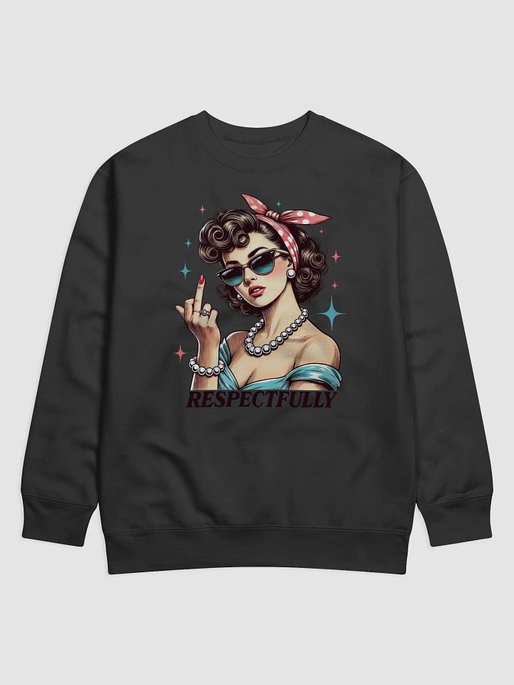 RESPECTFULLY Black Sweater product image (1)