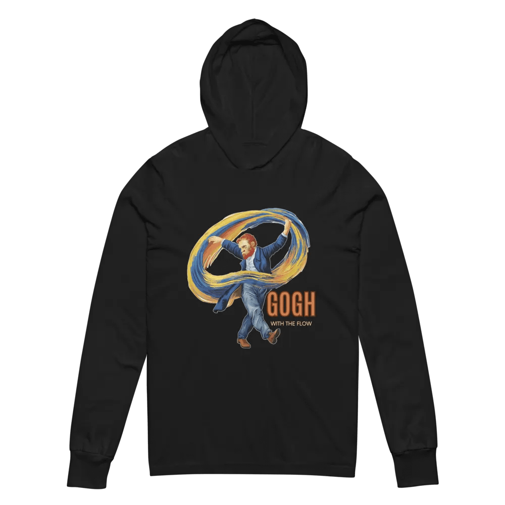 Gogh with the Flow Unisex Hooded Tee product image (7)