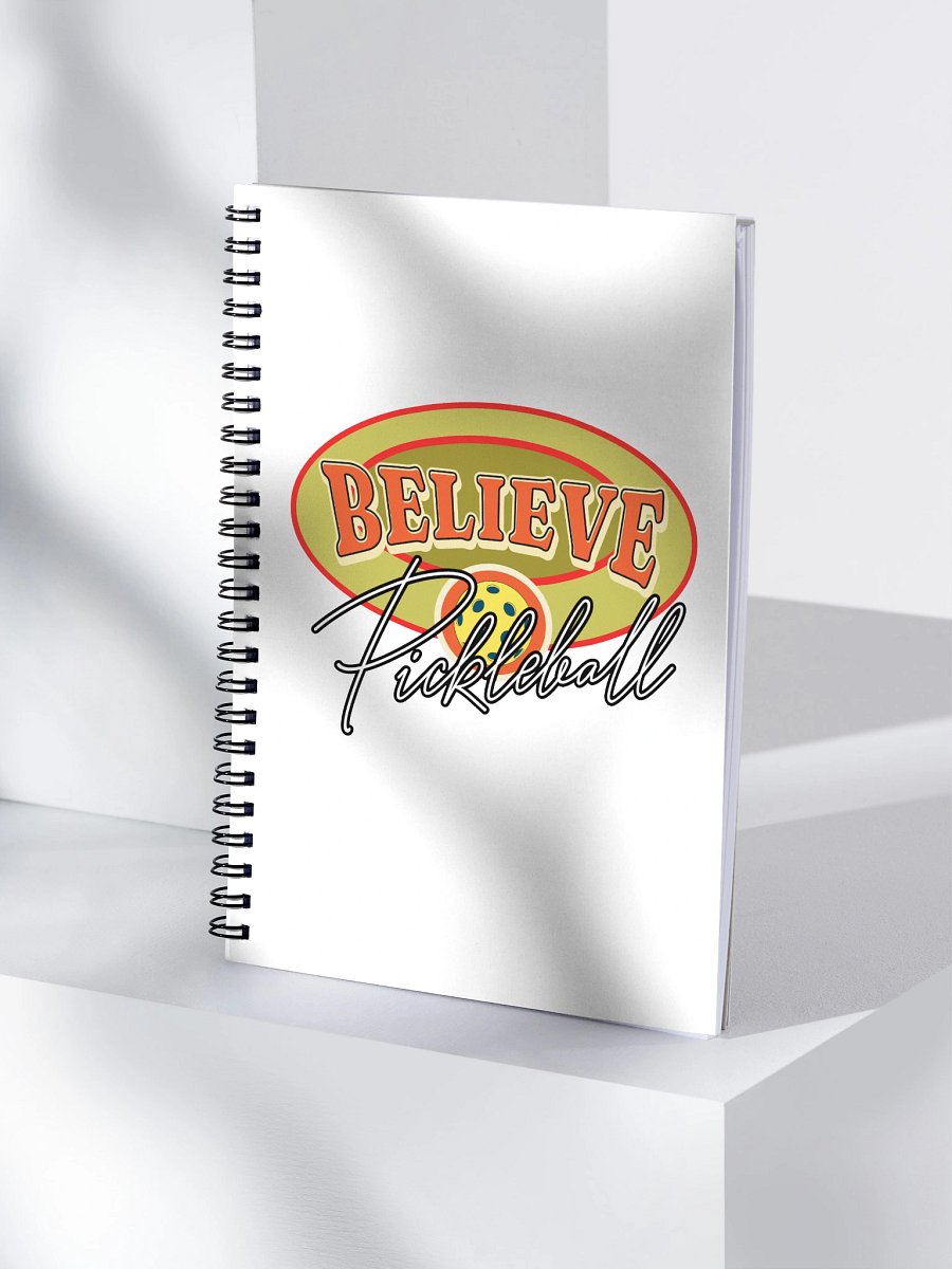 Believe Pickleball Spiral Notebook product image (1)