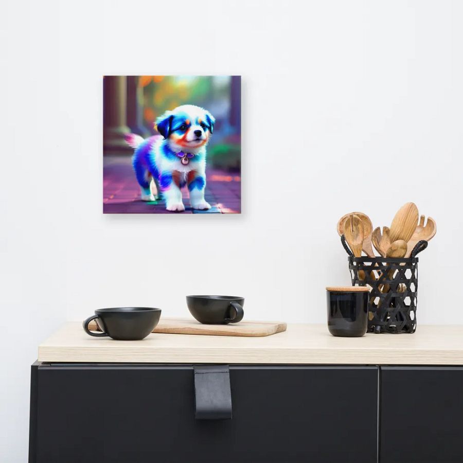 Cute Dog Digital Painting - v17 product image (8)