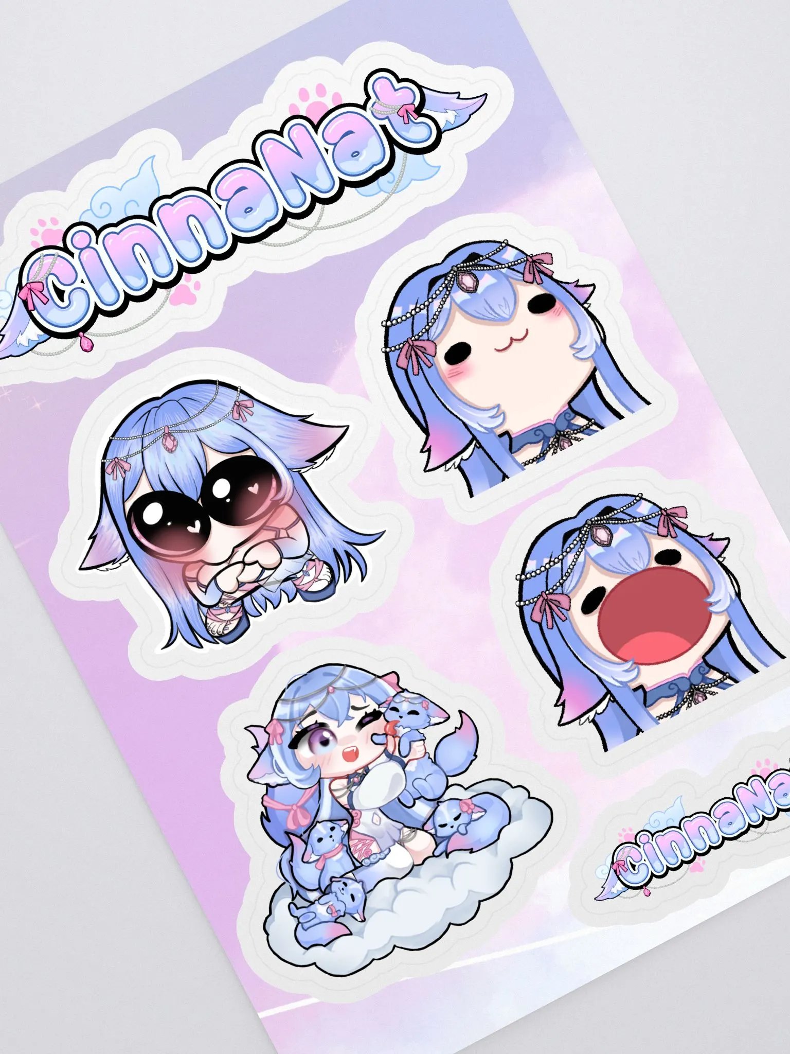 In the Clouds Sticker Sheet product image (1)