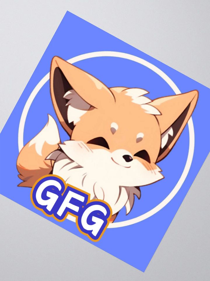 Giddy Fox Gaming Logo Sticker product image (6)