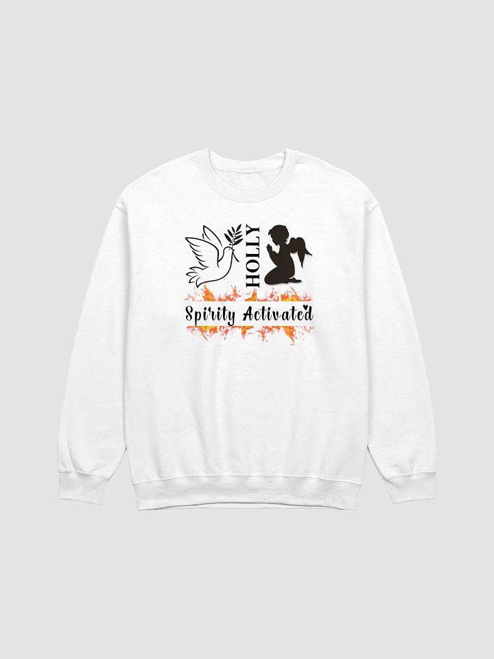 Holly Spirit Activated, Christian Faith Gildan Sweater product image (2)